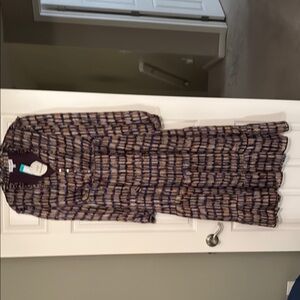 Lost + Wander Purple Midi Dress